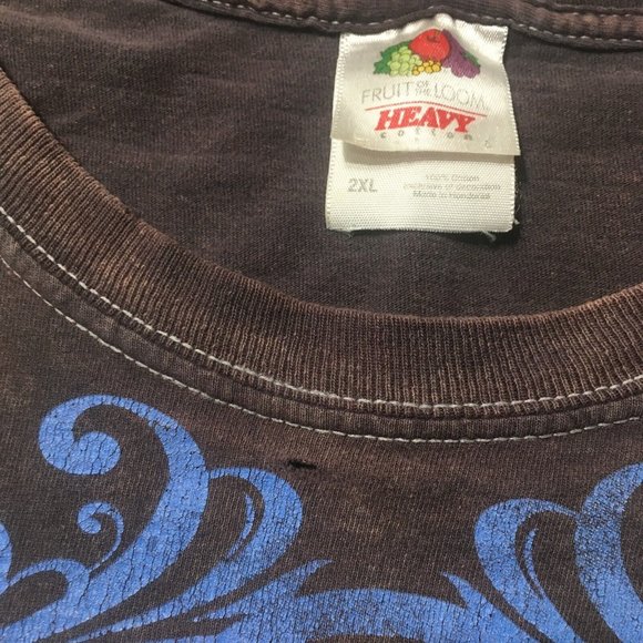 vintage T-Shirt truth live free Freedom Defender USA Mens 2xl fruit of the loom - Picture 7 of 9